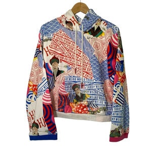 Elf Sack Wide Sleeve Printed Comic Hoodie‎ Sweater Medium Cartoon
